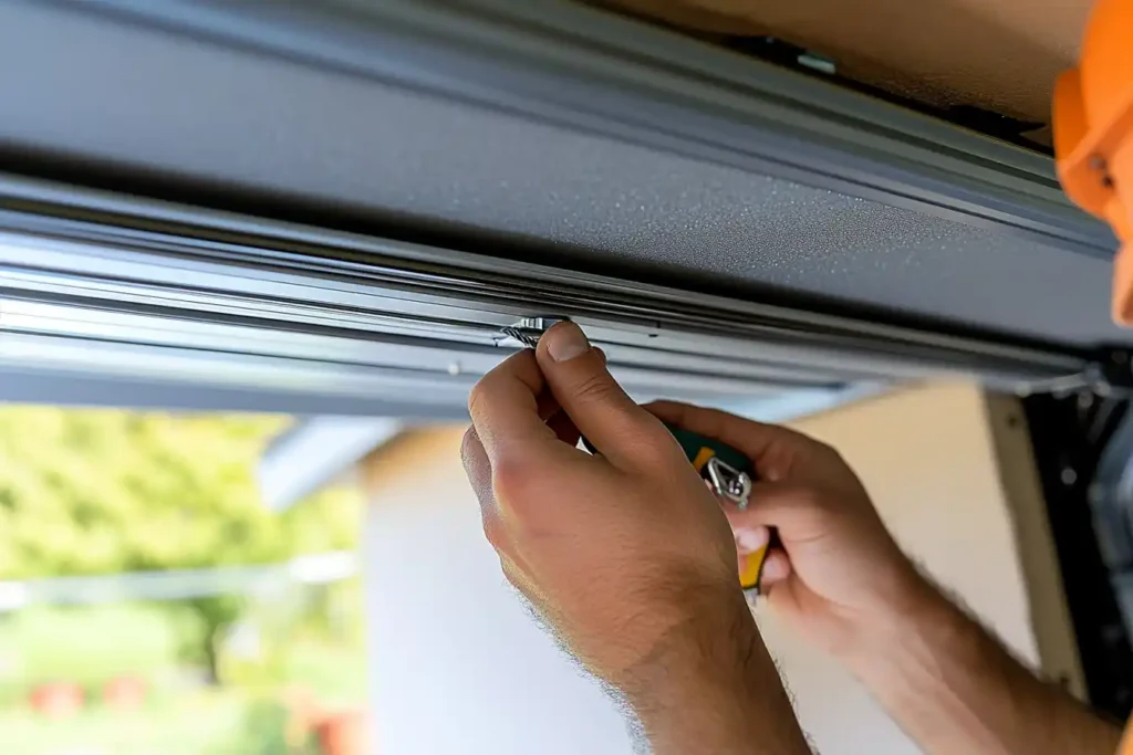 garage door aluminum capping